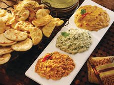 hummus trio appetizer cafe athens